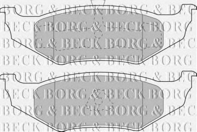 BORG & BECK bbp1450 -  Комплект тормозных колодок, дисковый тормоз
